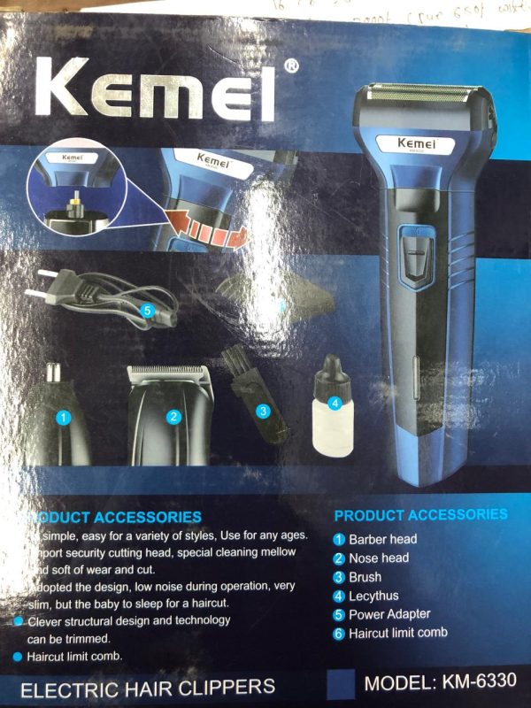 Kemei KM-6330 3in1 Trimmer & Grooming kit